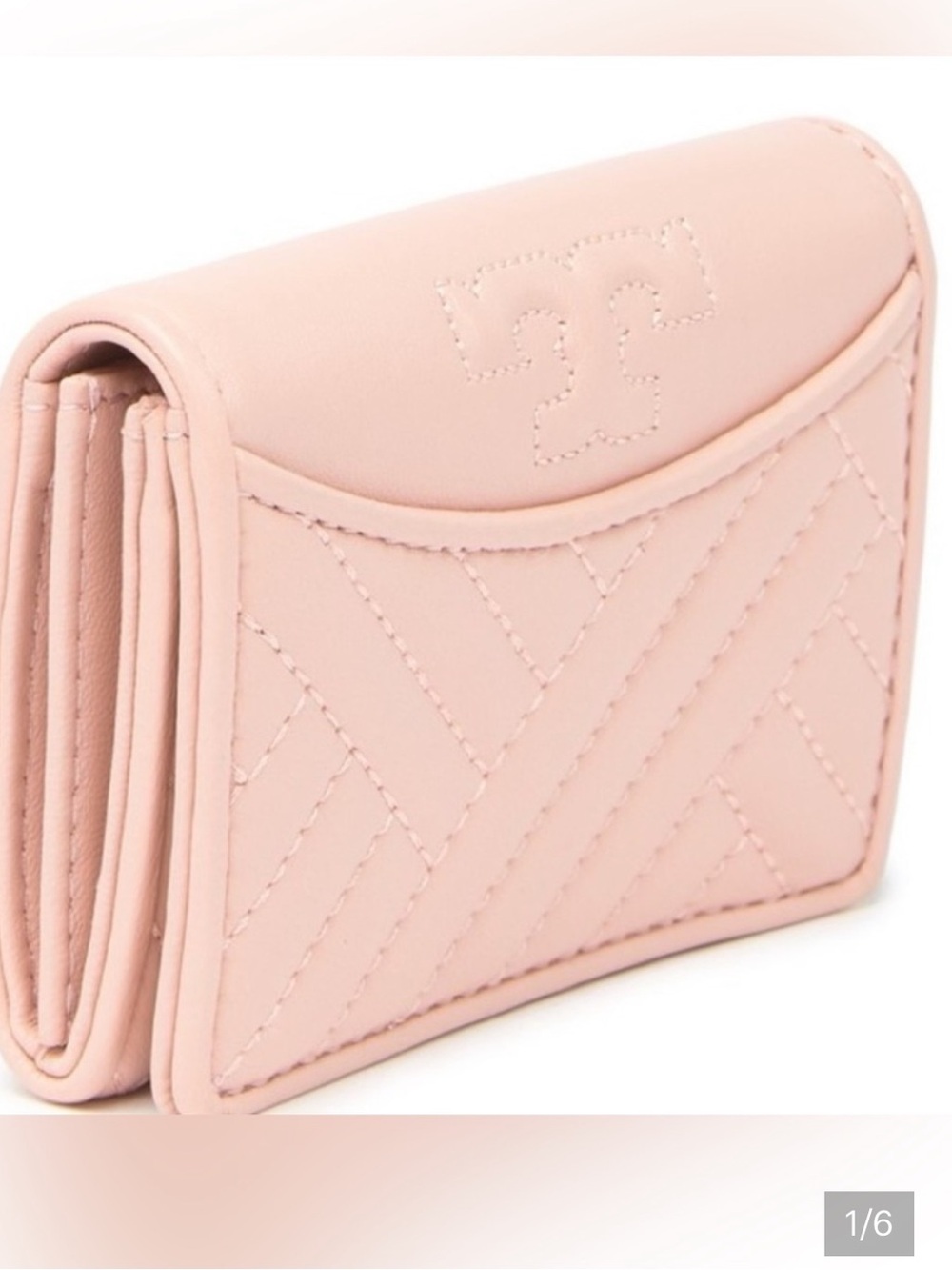 NWT ~TORY BURCH~Alexa Leather Foldable Mini Wallet